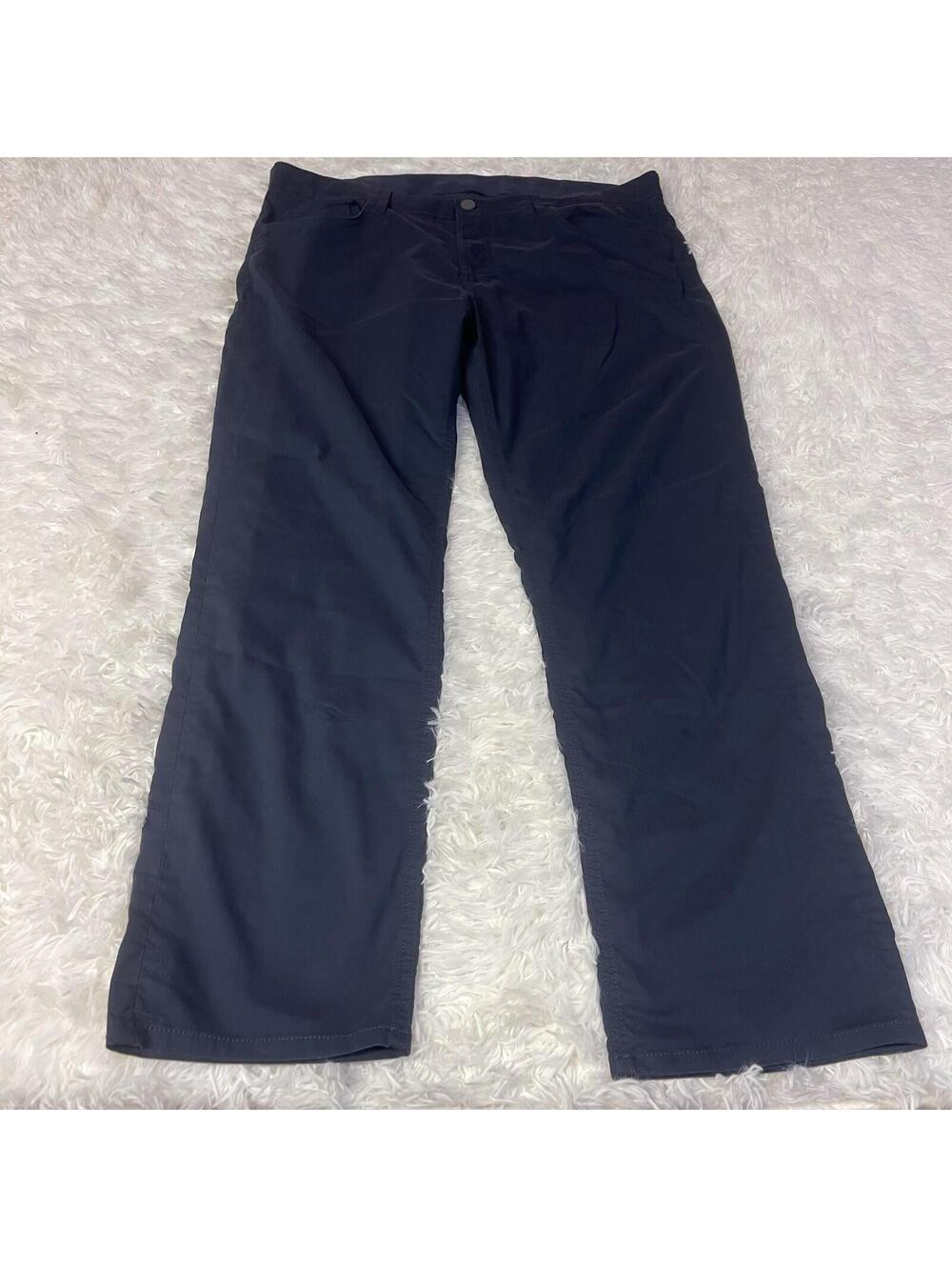 Faherty Chino Pants Mens 36 Blue Organic Cotton Coolmax Office Preppy Casual